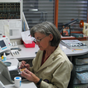 Image of Cheryl Malcamp in Dental Lab Colorado Porcelain Station